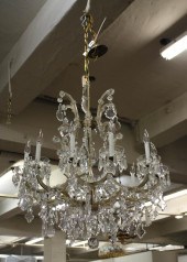 FRENCH STYLE TWELVE-LIGHT CRYS