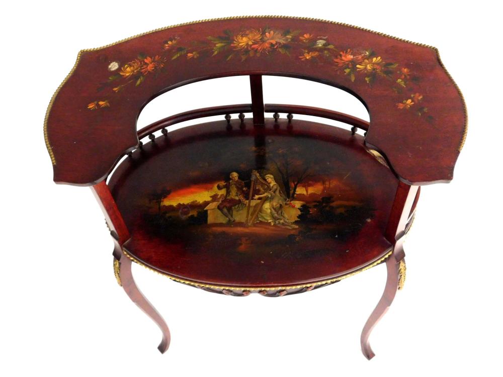 FRENCH STYLE TWO TIER OCCASIONAL