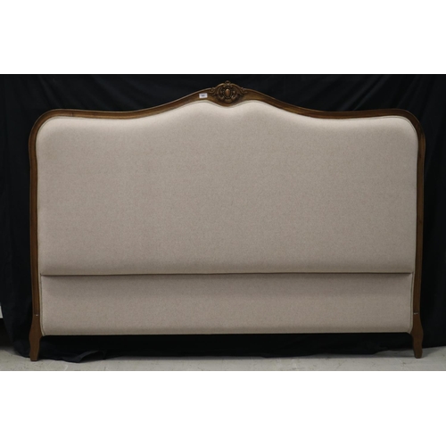 French style upholstered king