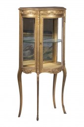FRENCH STYLE VITRINE Ca 1900,