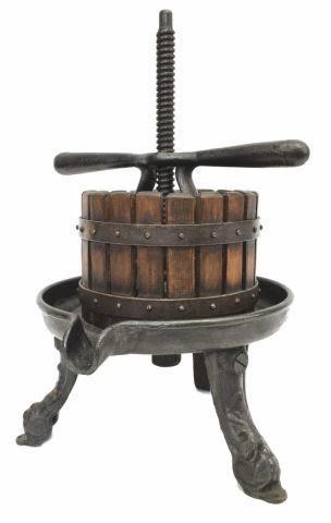 FRENCH TABLETOP CAST IRON FRUIT/