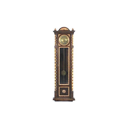 FRENCH TALL CLOCK, LATE 19TH