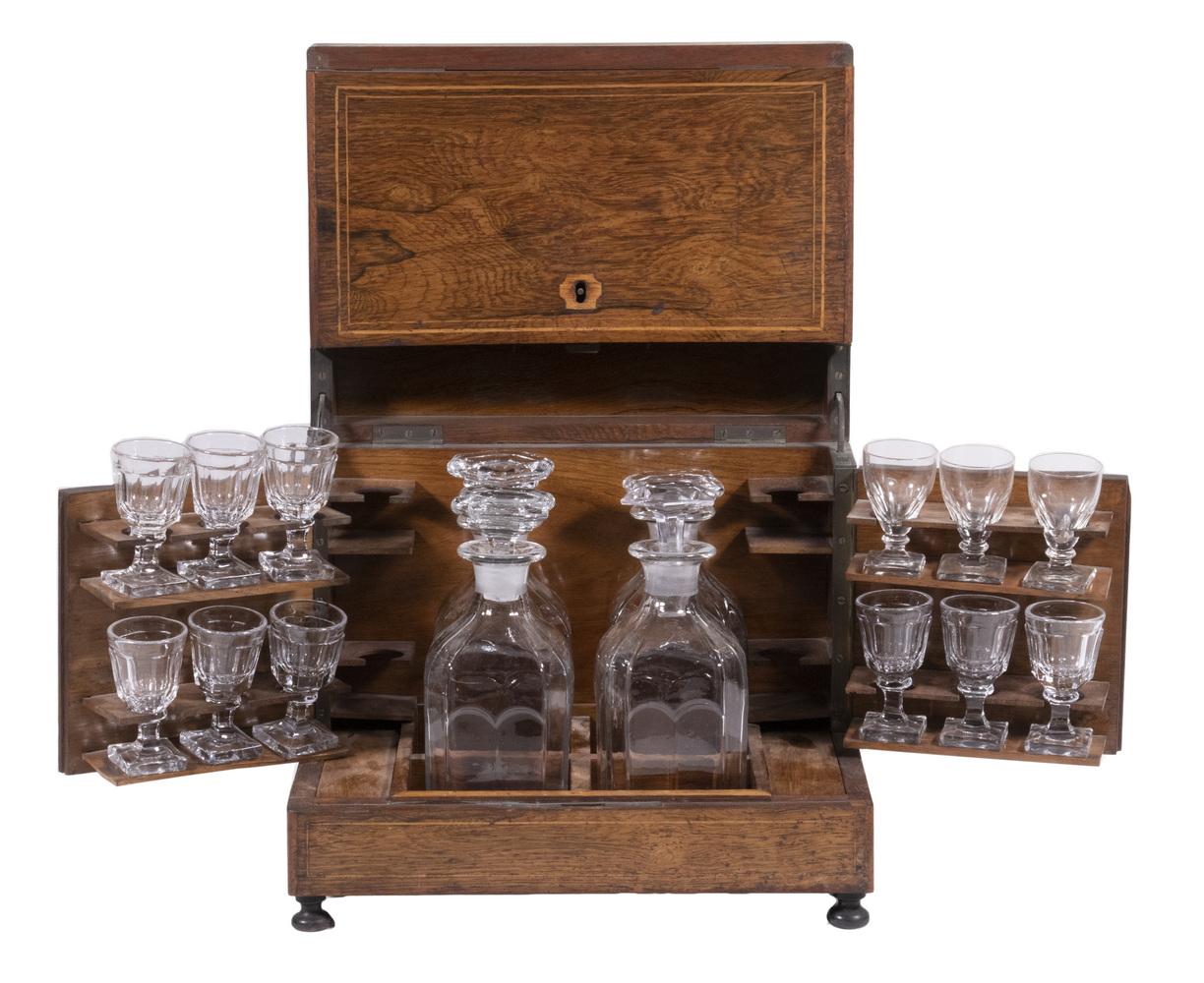 FRENCH TANTALUS SET 19th c.