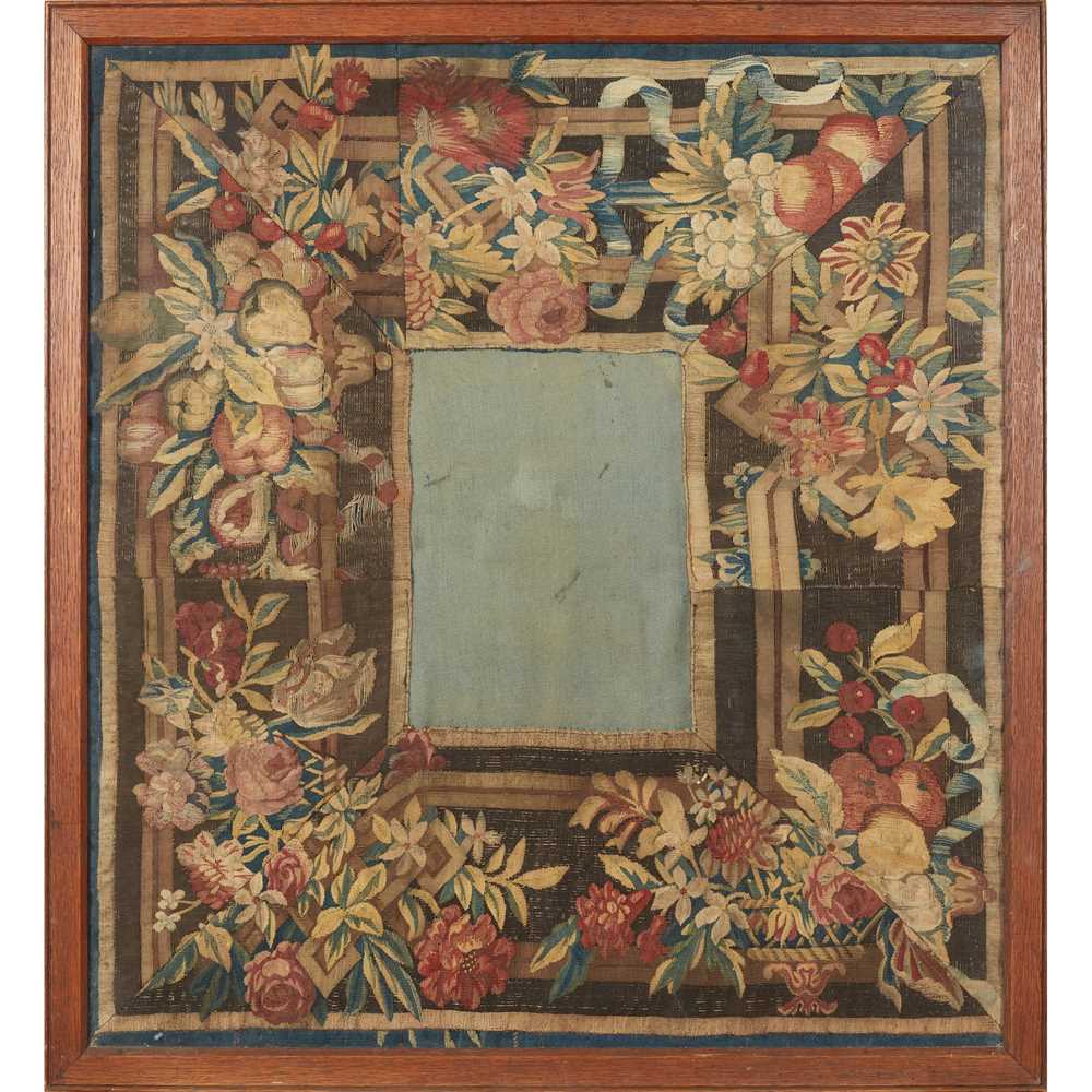 FRENCH TAPESTRY BORDER FRAGMENTS