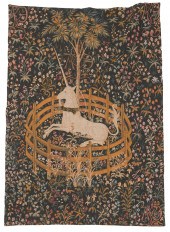 FRENCH TAPESTRY WALLHANGING: L