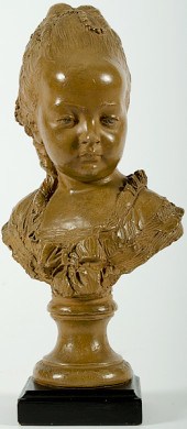 French Terra Cotta Bust Early
