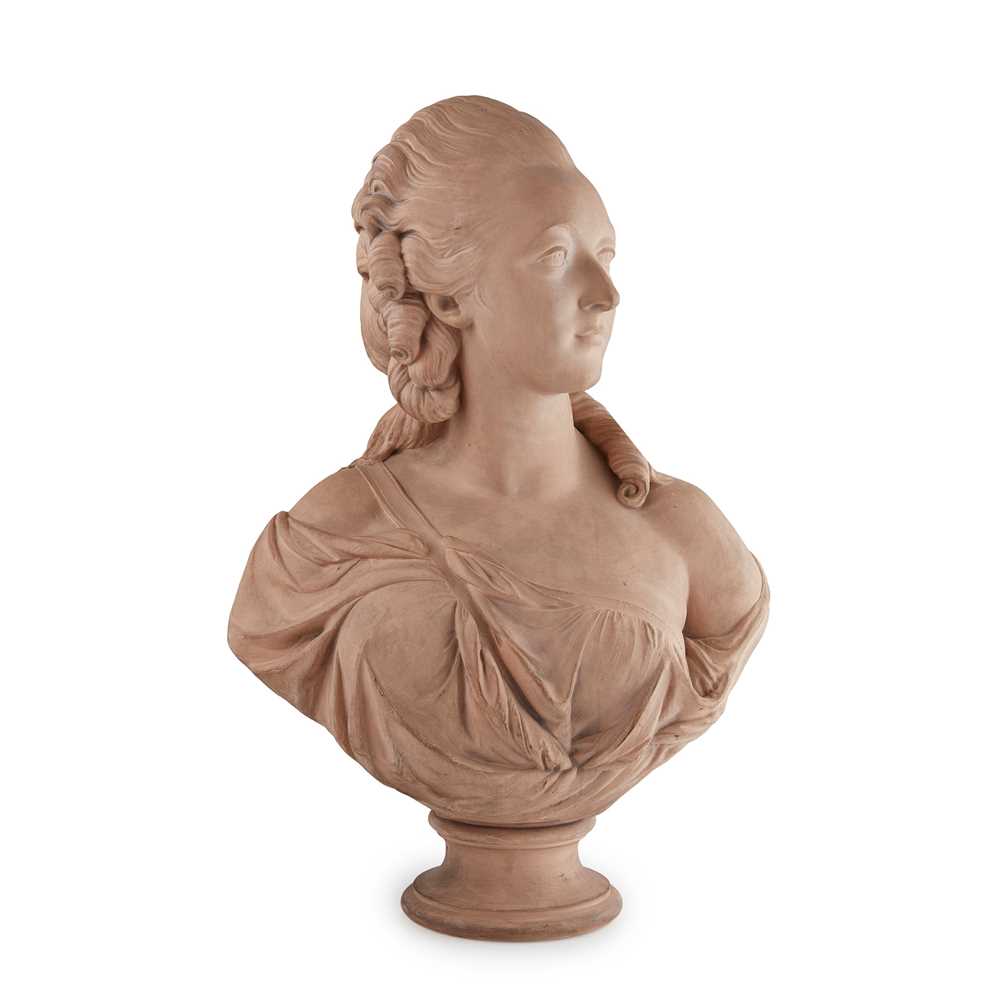 FRENCH TERRACOTTA BUST OF A