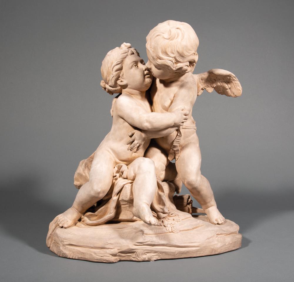 FRENCH TERRACOTTA FIGURAL