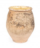 FRENCH TERRACOTTA OLIVE JARFre
