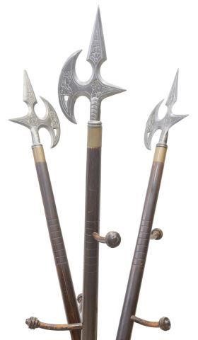FRENCH THREE BATTLE-AXE HALL