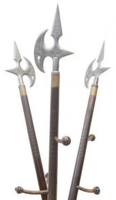 FRENCH THREE BATTLE-AXE HALL T