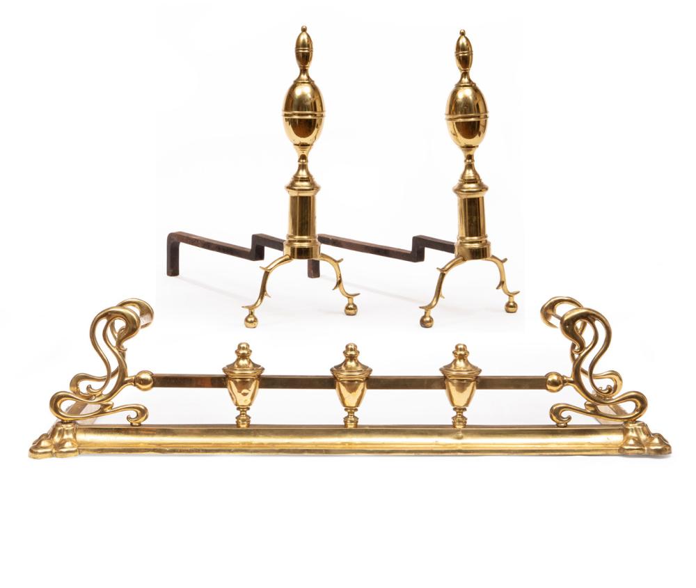 FRENCH THREE-PIECE FIREPLACE