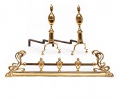 FRENCH THREE-PIECE FIREPLACE G