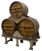 FRENCH THREE STACK COGNAC BARR