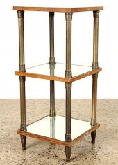 FRENCH THREE TIER TABLE MIRROR