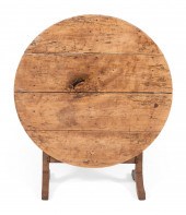 FRENCH TILT-TOP WINE TABLE EAR