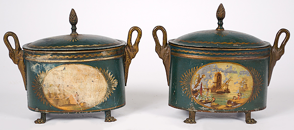 French Toileware Canisters French
