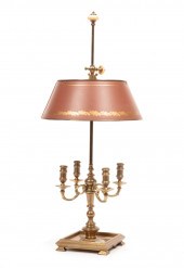 FRENCH TOLE AND BRASS BOUILLOT