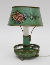 FRENCH TOLE CANDLESTICK BOUDOI
