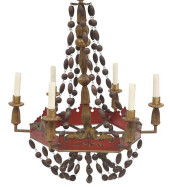 FRENCH TOLE PAINTED &AMP; WOOD
