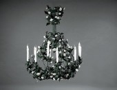 FRENCH TôLE PEINTE, PORCELAIN-