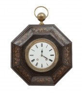 FRENCH TOLE PEINTE WALL CLOCKA