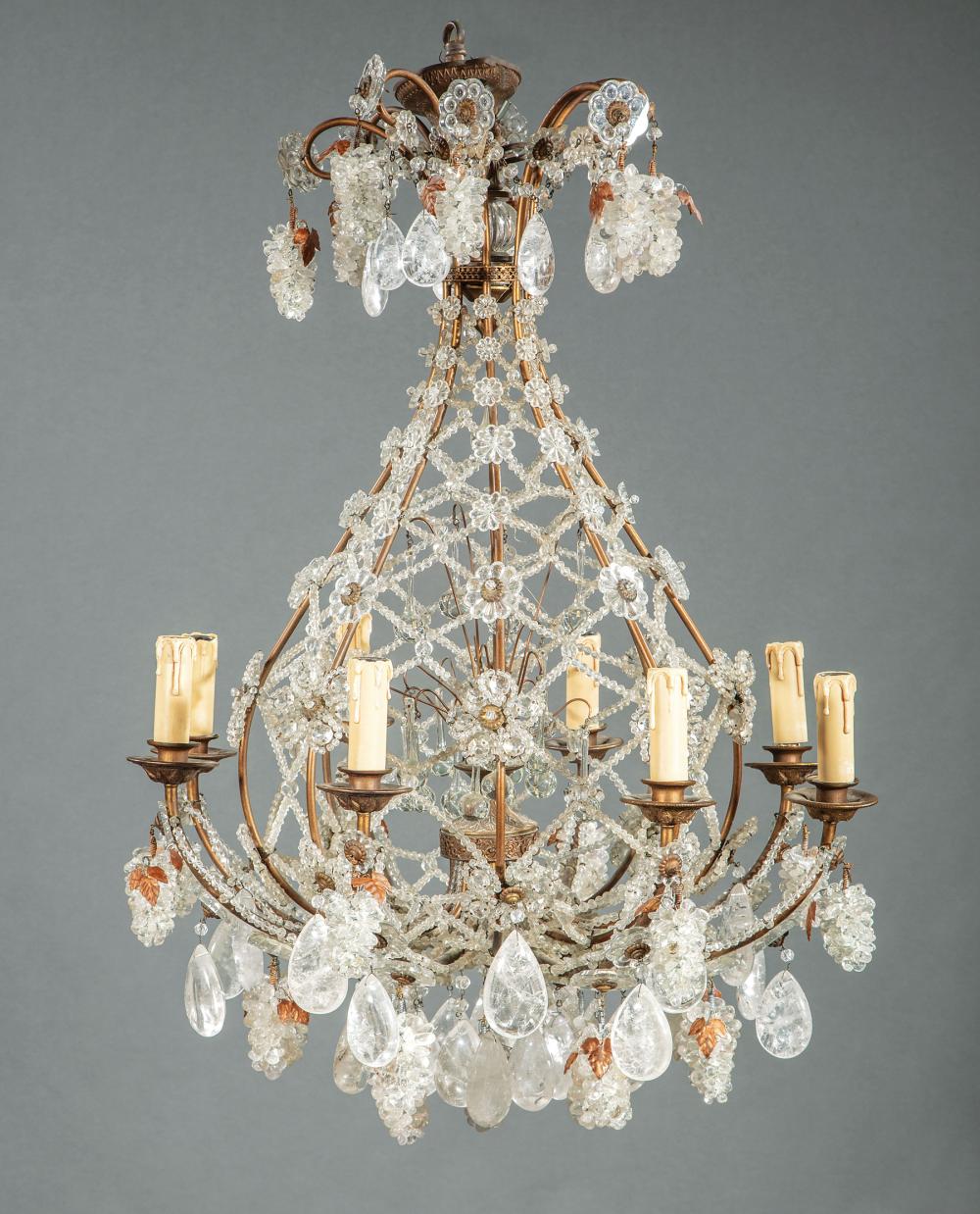 FRENCH TOLE, ROCK CRYSTAL