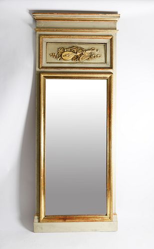 FRENCH TRUMEAU MIRROR, CIRCA