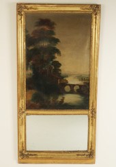 FRENCH TRUMEAU MIRROR FRENCH T