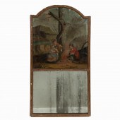 FRENCH TRUMEAU MIRROR WITH GEN