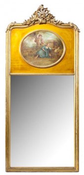 French Trumeau Wall Mirrorlate
