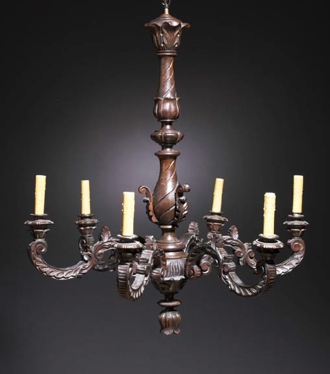 French Turned, Carved and Stained