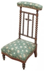 FRENCH TURNED FRAME PRIE-DIEU