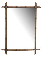 FRENCH TURNED WOOD FAUX BAMBOO