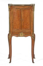 FRENCH TWO DOOR BOMBE CABINET