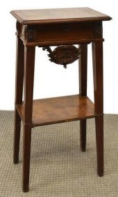 FRENCH TWO-TIER LYRE CARVED PE