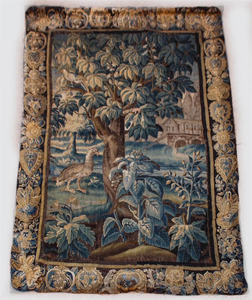 FRENCH VERDURE TAPESTRY, PROBABLY