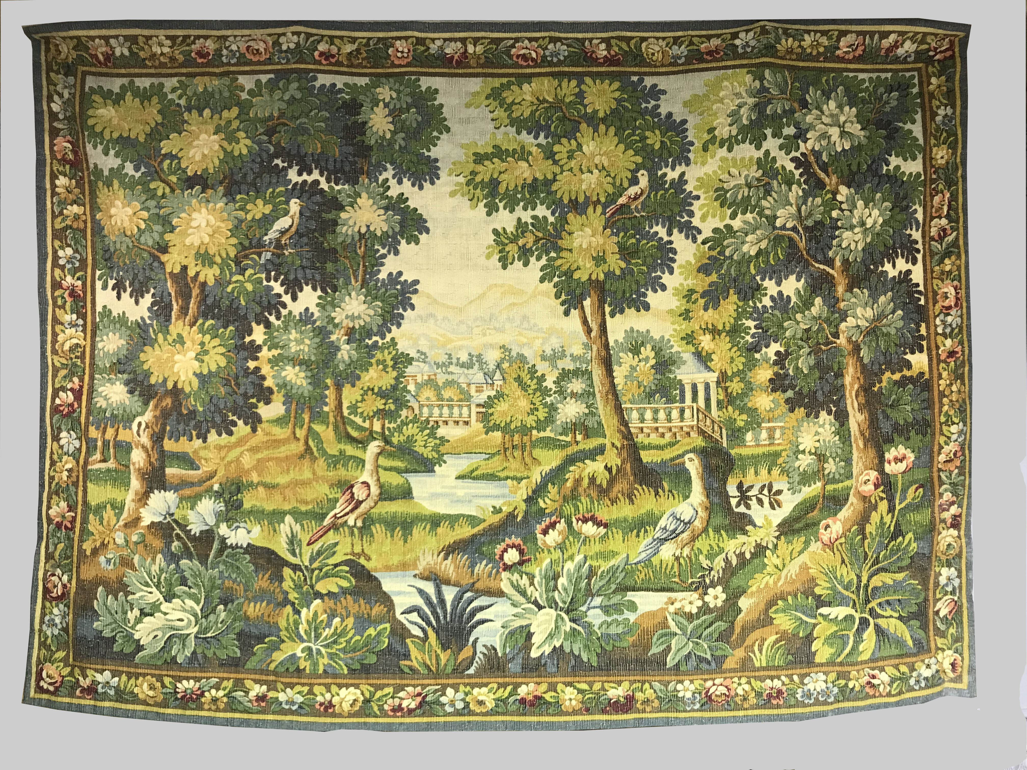 FRENCH VERDURE TAPESTSRY FRENCH