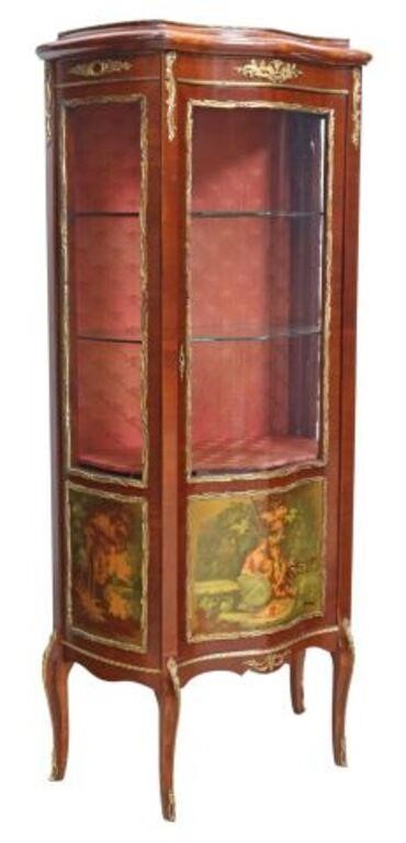 FRENCH VERNIS MARTIN STYLE MAHOGANY
