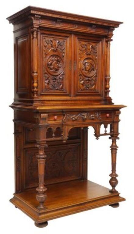 FRENCH VEROT HENRI II STYLE OAK