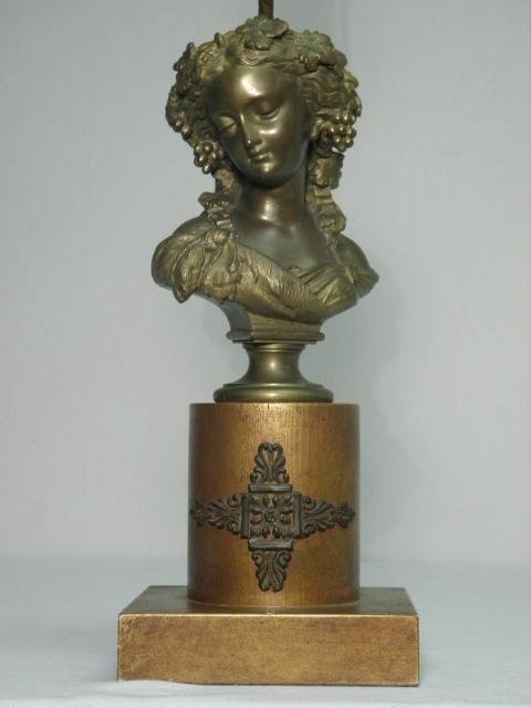 French Victorian patinated metal