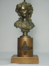 French Victorian patinated met