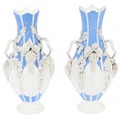 FRENCH VICTORIAN WHITE AND BLU
