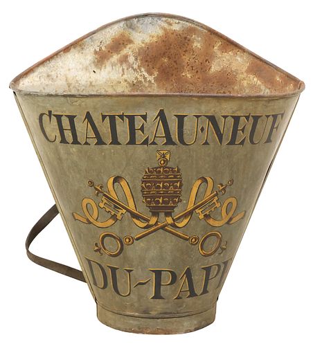 FRENCH VINEYARD PAINTED METAL GRAPE
