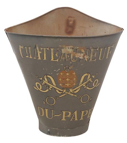 FRENCH VINEYARD PAINTED METAL GRAPE