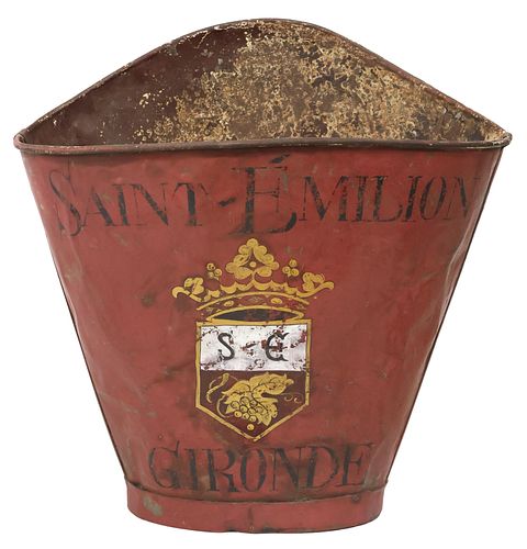 FRENCH VINEYARD PAINTED METAL GRAPE