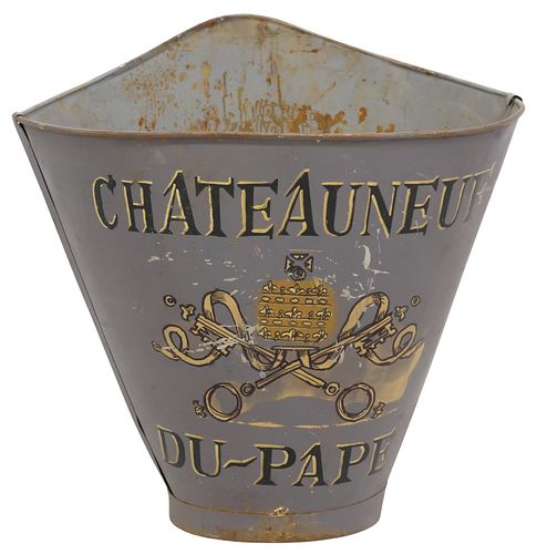 FRENCH VINEYARD PAINTED METAL GRAPE
