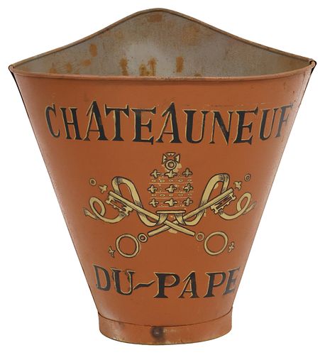 FRENCH VINEYARD PAINTED METAL GRAPE