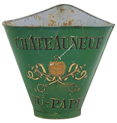 FRENCH VINEYARD PAINTED METAL GRAPE