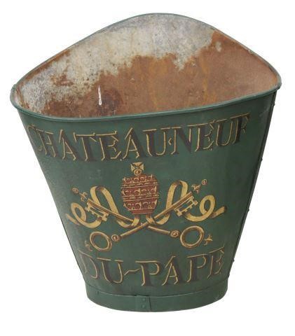 FRENCH VINEYARD PAINTED METAL GRAPE